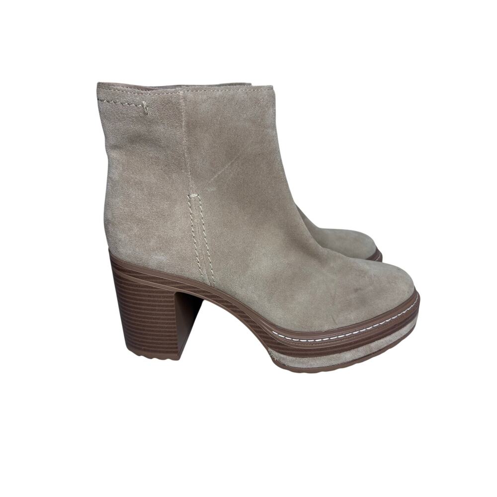 Steve Madden Sloanne Suede Platform Bootie SZ 8.5